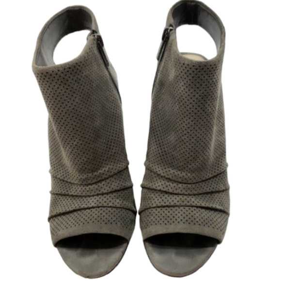 Vince Camuto Gray Open Toe Ankle Boots-Size 8M/38.5~~New - Picture 3 of 11